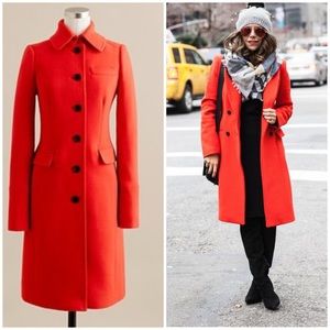 JCREW Double Cloth Lady Day Metro Coat 6T